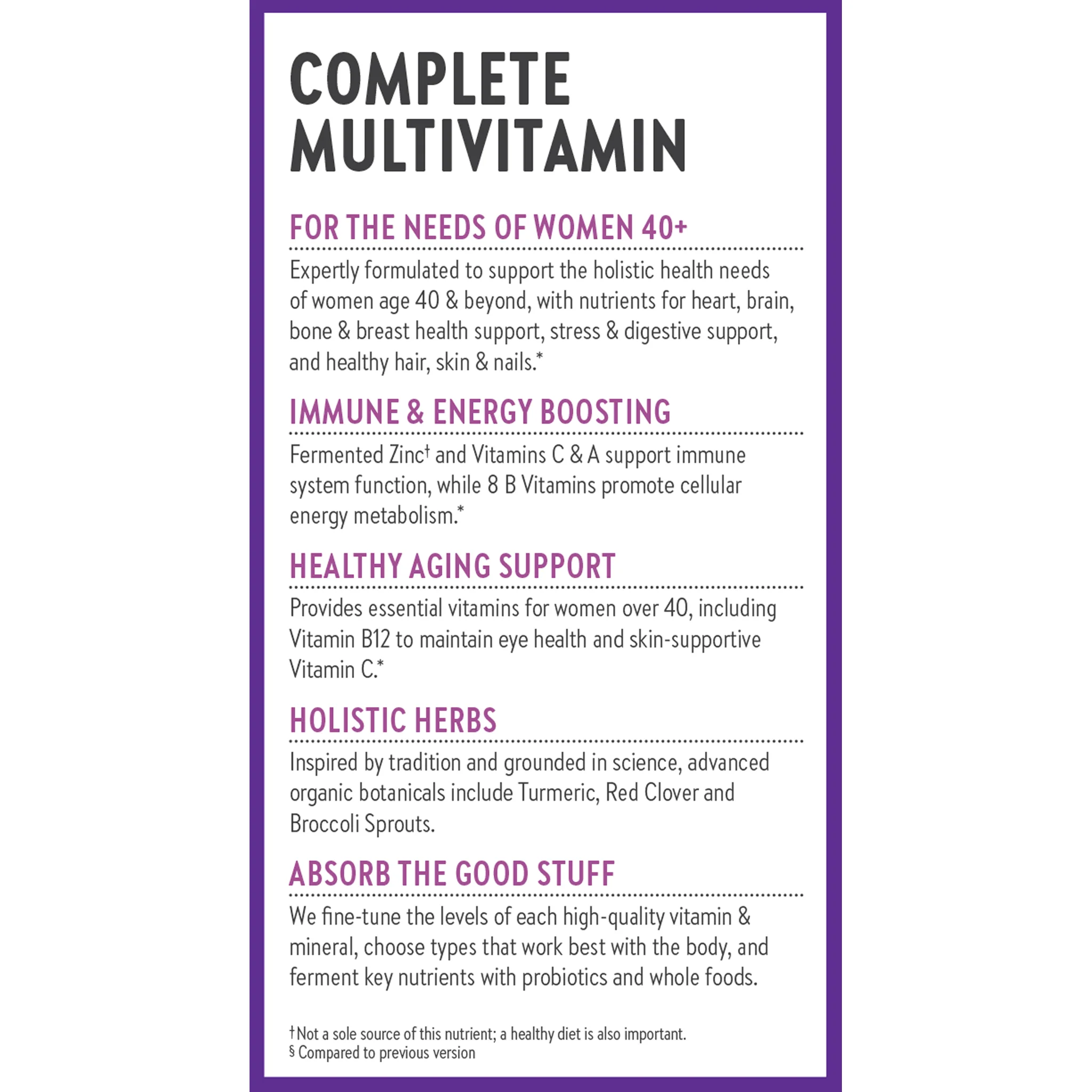 Every Woman™'s One Daily 40+ Multivitamin - Image 6