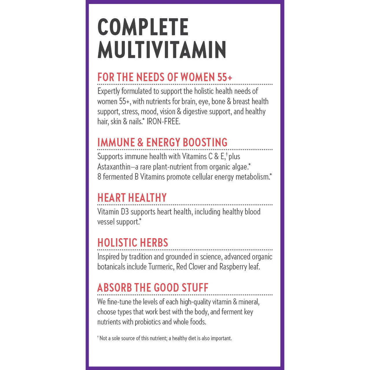 Every Woman™'s One Daily 55+ Multivitamin - Image 6