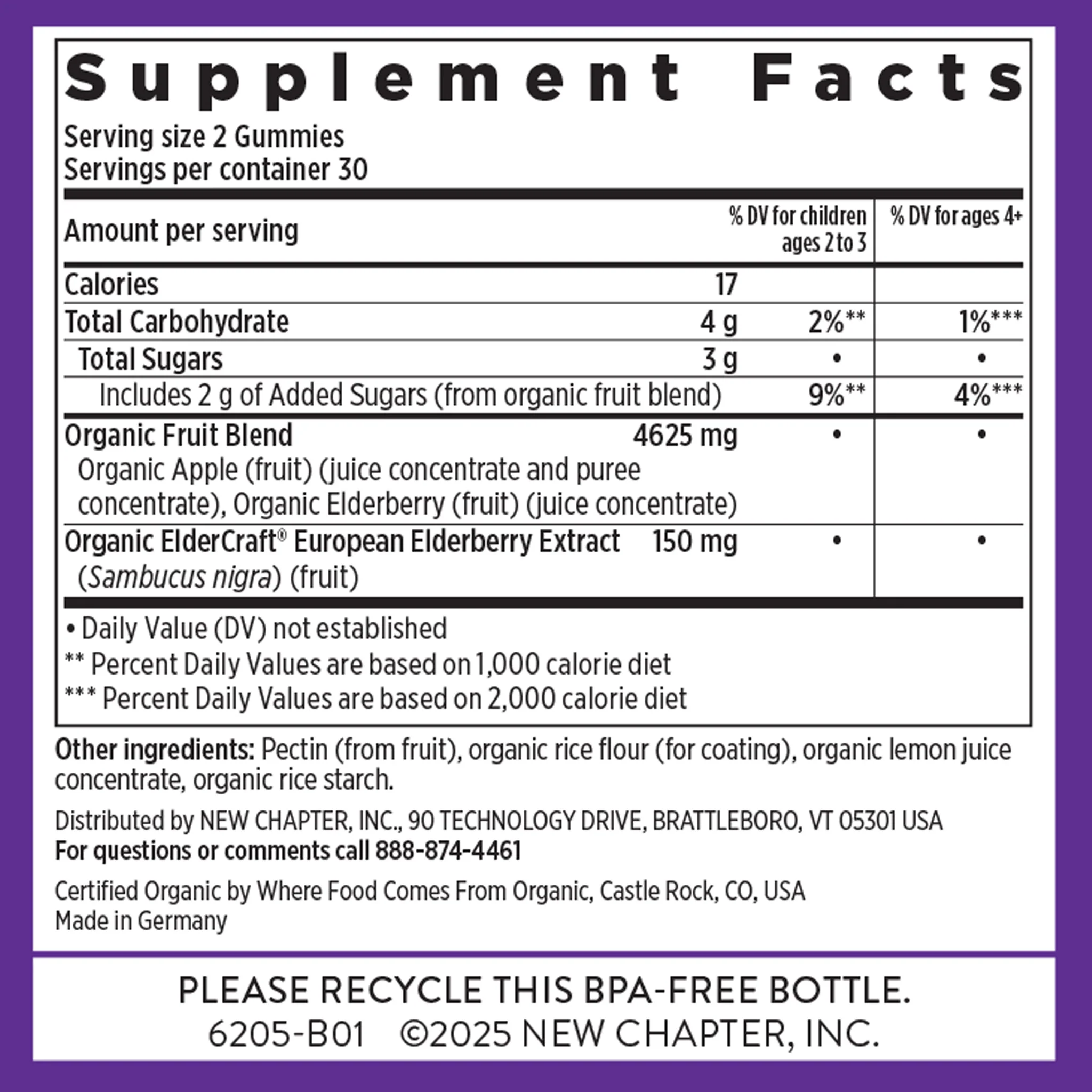 Organic Elderberry Whole-Food Gummies - Image 8