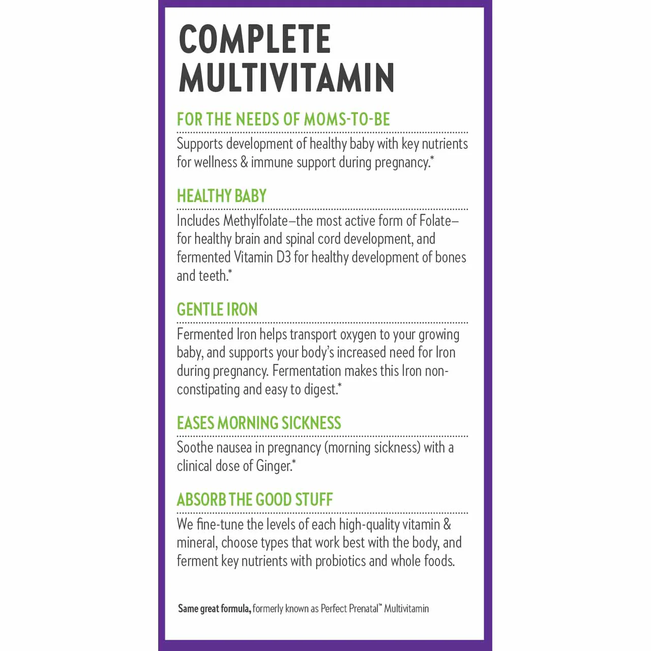 Advanced Perfect Prenatal Multivitamin - Image 6