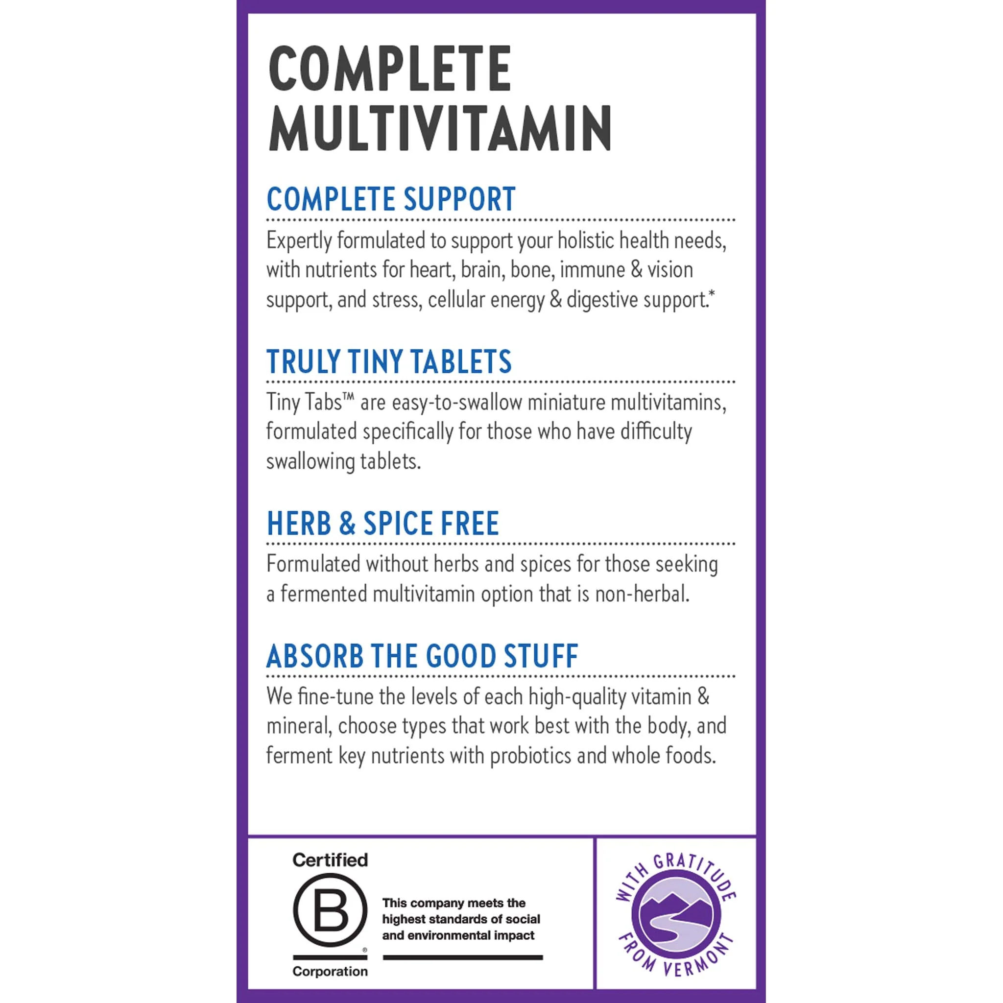 Tiny Tabs™ Multivitamin - Image 6